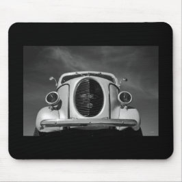 Vintager weißer LKW Mousepad