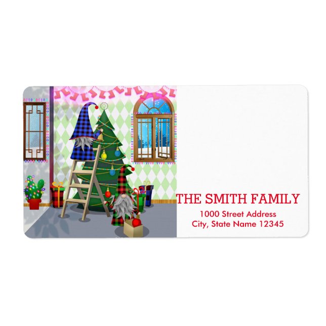 Vintager weißer Schnee Glitzer Weihnachtsfeiertag (Vorne)