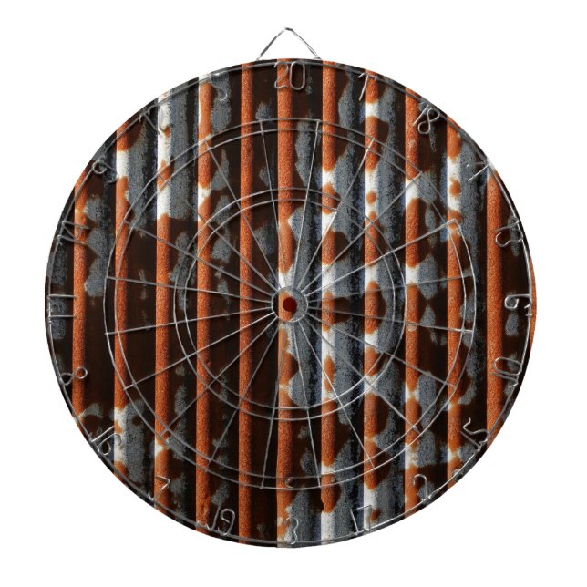 Vintager Wellzinn Dartscheibe (vorne)