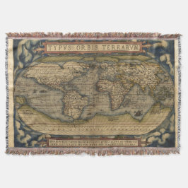Vintager Weltkarten-Antiken-Atlas Decke