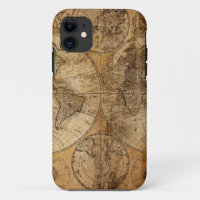 Vintager Weltkarten-Atlas