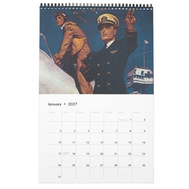 Vintager Weltkrieg-Plakat-Kalender 2012 Kalender (Jan 2027)