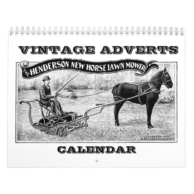 Vintager Werbungskalender Kalender (Titelbild)