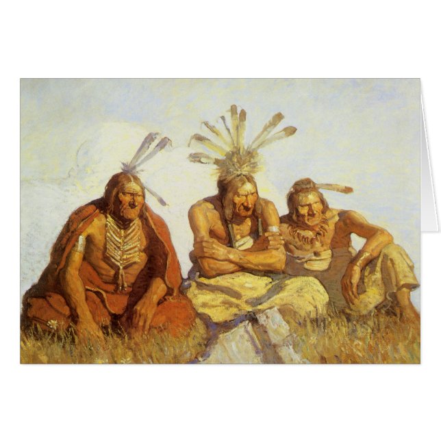 Vintager Westen, Wächter Krieg oder Frieden durch  (Vorderseite (Horizontal))