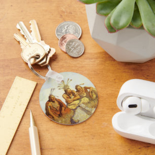 Vintager Westen, Wächter Krieg oder Frieden durch Schlüsselanhänger