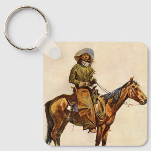 Vintager Western, An Arizona Cowboy von Remington Schlüsselanhänger
