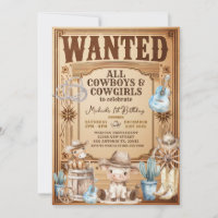 Vintager Western auf dem Lande Gewollt Geburtstag