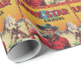 Vintager Western-Cowboy-Plakat-Druck-einziger Geschenkpapier