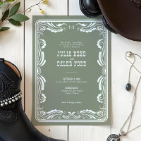 Vintager Western Cowboy Rustikale Landhochzeit