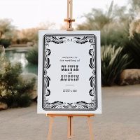 Vintager Western Cowboy Rustikales Hochzeitssymbol