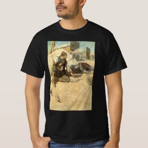 Vintager Western Cowboys, Hopalong by NC Wyeth T-Shirt