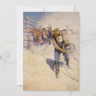 Vintager Western Cowboys, In the Corral von NC Wye