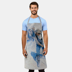 Vintager Western Cowboys, In the Corral von NC Wye Schürze