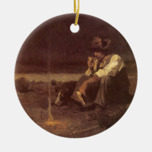 Vintager Western Cowboys, Plains Herder von NC Wye Keramikornament