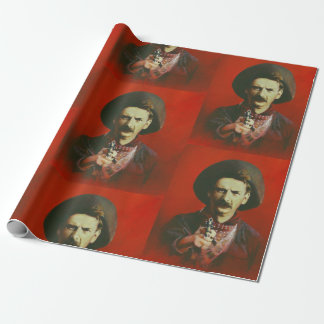 Vintager Western geächtetes Verpackungs-Papier Geschenkpapier
