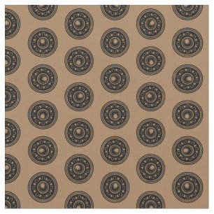 Vintager Western Horseshoe Circle CUSTOM BG FARBE Stoff