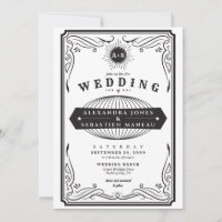 Vintager Western Land QR Code B&W Rustikale Hochze