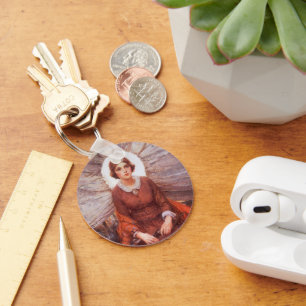 Vintager Western, Madonna der Prärie von Koerner Schlüsselanhänger