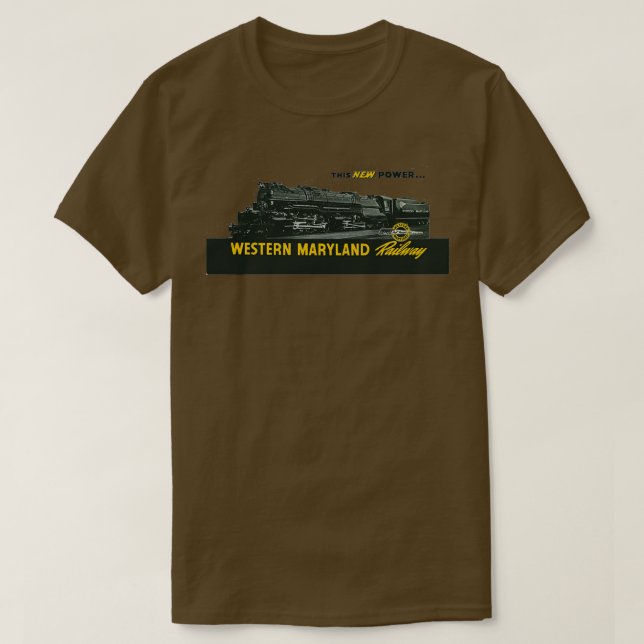 Vintager Western Maryland Railway T-Shirt (Design vorne)