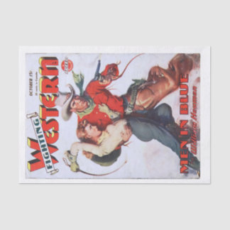 Vintager Western Seidenpapier