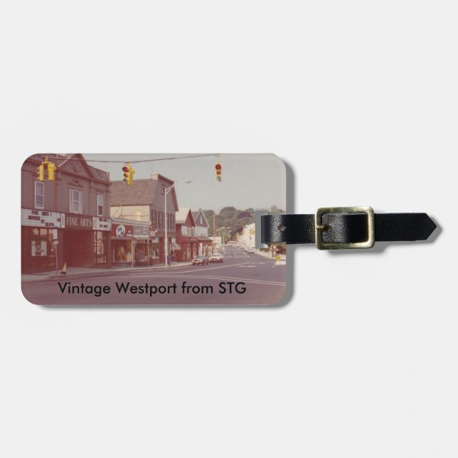 Vintager Westport Gepäck-Umbau - feine Gepäckanhänger (Vorderseite horizontal)