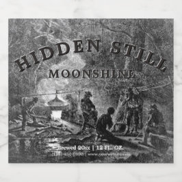 Vintager Whiskey Bierflaschenetikett