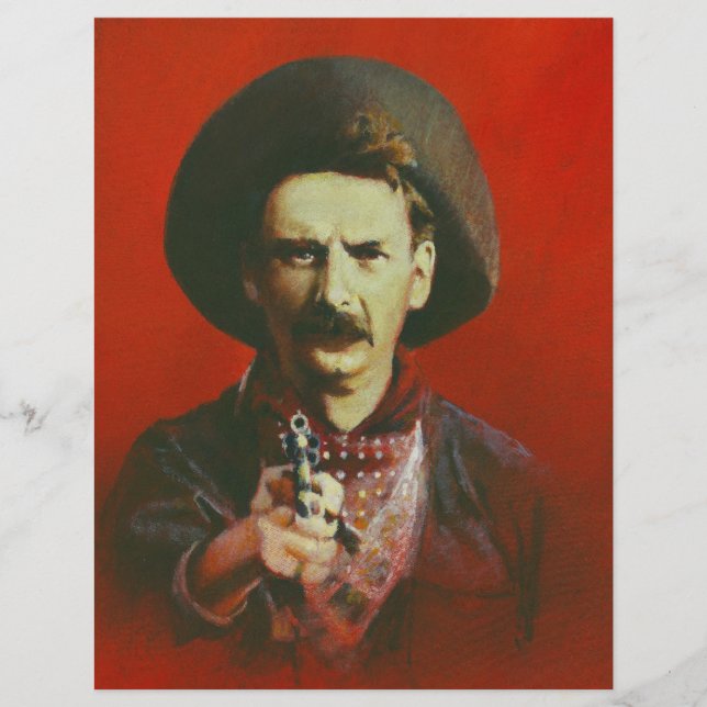 Vintager Wild West Outlaw Flyer (Vorne)