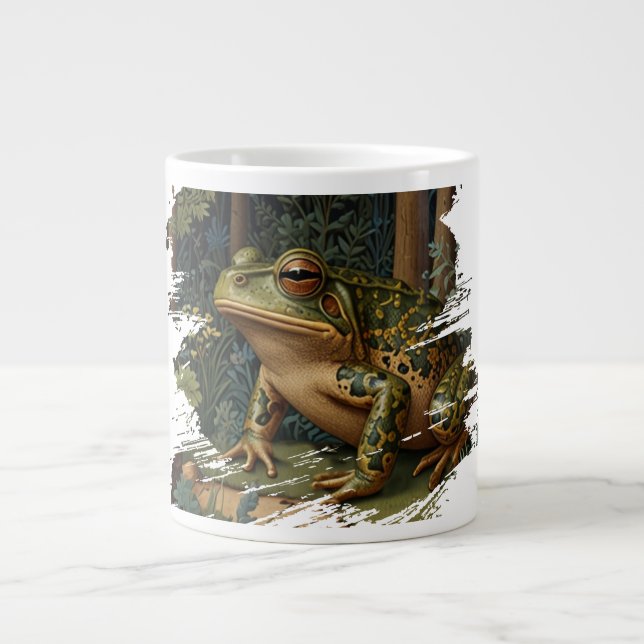 Vintager Wildfroswald Jumbo-Tasse (Vorderseite)