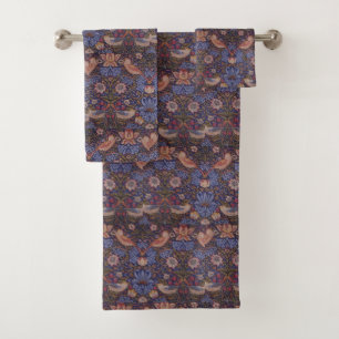 Vintager William Morris Strawberry-Dieb Badhandtuch Set