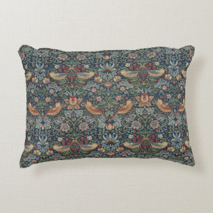 Vintager William Morris Strawberry-Dieb Dekokissen