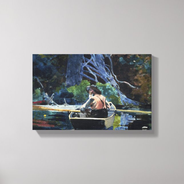 Vintager Winslow Homer Anleitung Leinwanddruck (Vorderseite)