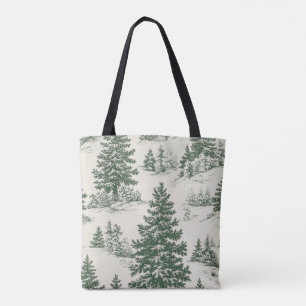 Vintager Winterwald Weihnachtsfeiertag