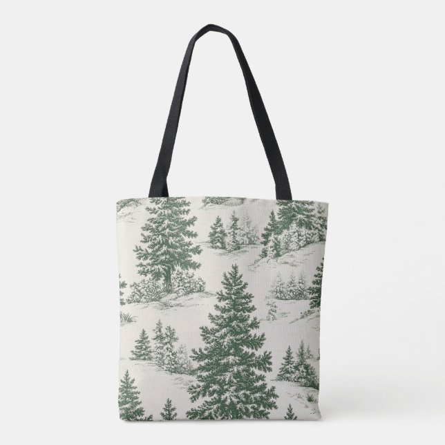 Vintager Winterwald Weihnachtsfeiertag (Rückseite)