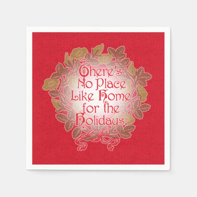 VINTAGER WIZARD VON OZ CHRISTMAS NAPKINS SERVIETTE (Vorderseite)