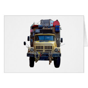 Vintager Wüsten-Expeditions-LKW