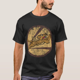 Vintager WW2 AVG Tigers Squadron Pilot Flying Patc T-Shirt