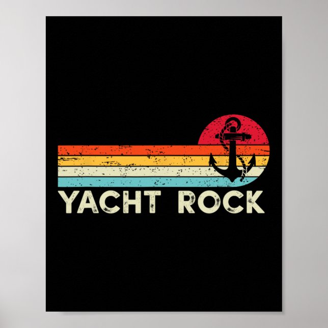 Vintager Yachtrock Poster (Vorne)