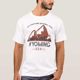 Vintager Yellowstone-Nationalpark T-Shirt
