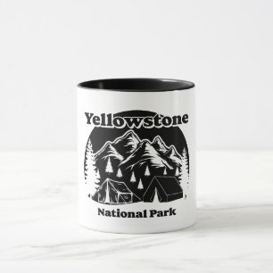 Vintager Yellowstone-Nationalpark Tasse