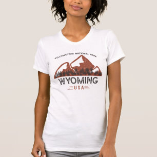 Vintager Yellowstone-Nationalpark Wyoming T-Shirt
