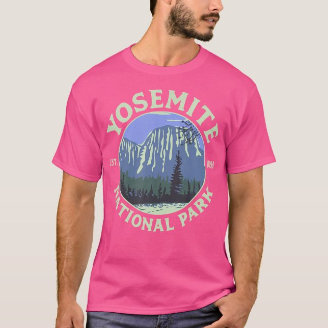 Vintager Yosemite Nationalpark Ca Kalifornien T-Shirt (Vorderseite)