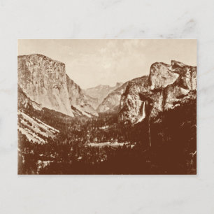 Vintager Yosemite-Nationalpark Postkarte