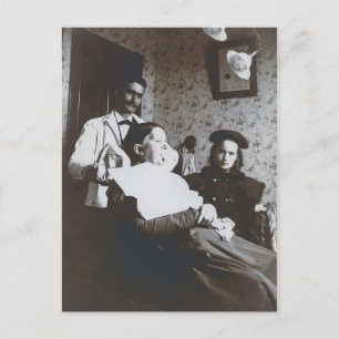 Vintager Zahnarzt Postkarte