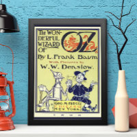 Vintager Zauberer für Oz Buchcover Art, Titelseite