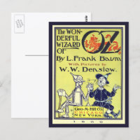 Vintager Zauberer für Oz Buchcover Art, Titelseite