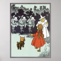 Vintager Zauberer Oz Dorothy Toto Glinda Munchkins