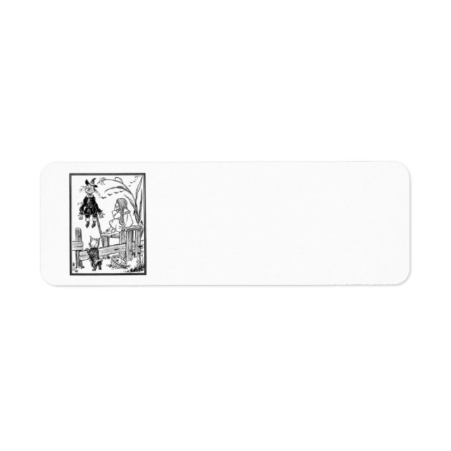 Vintager Zauberer Oz, Dorothy Toto trifft Scarecro (Vorne)