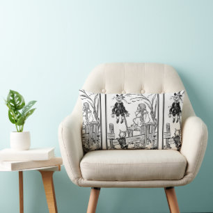 Vintager Zauberer Oz, Dorothy Toto trifft Scarecro Lendenkissen