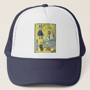 Vintager Zauberer Oz, Dorothy Toto trifft Scarecro Truckerkappe