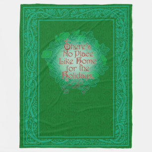 Vintager Zauberer Oz Fleece Weihnachtsblanket